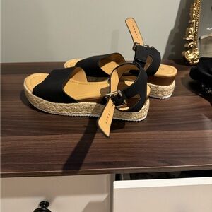 Black Platform Wedges